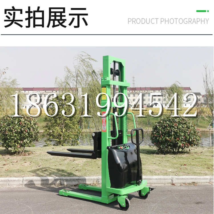 息烽县电动叉车堆高车液压铲车电瓶1吨2吨站驾步行式小型全自动叉车